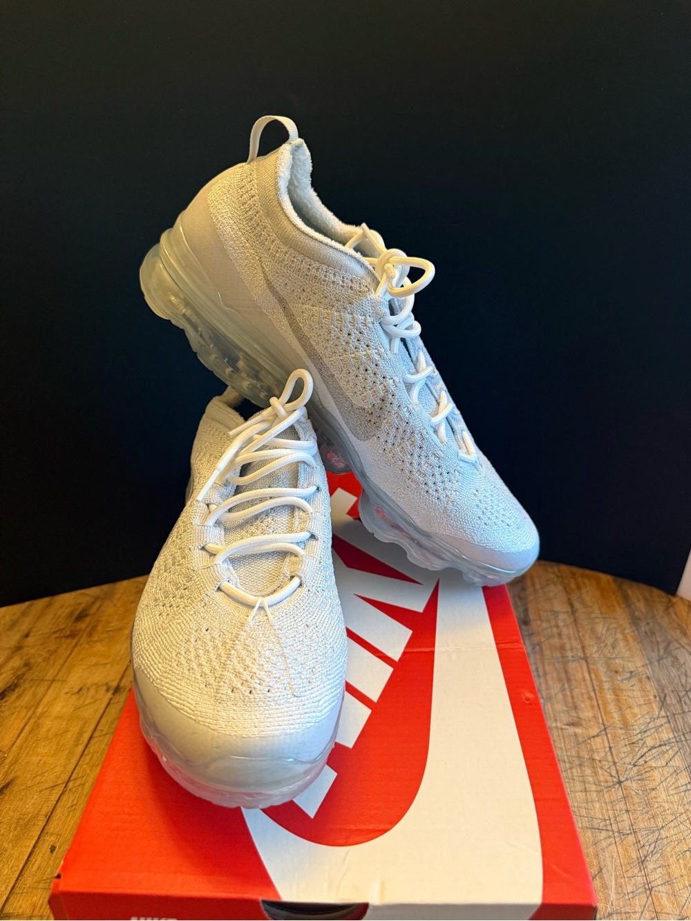 Nike White Air VaporMax Running Sneakers